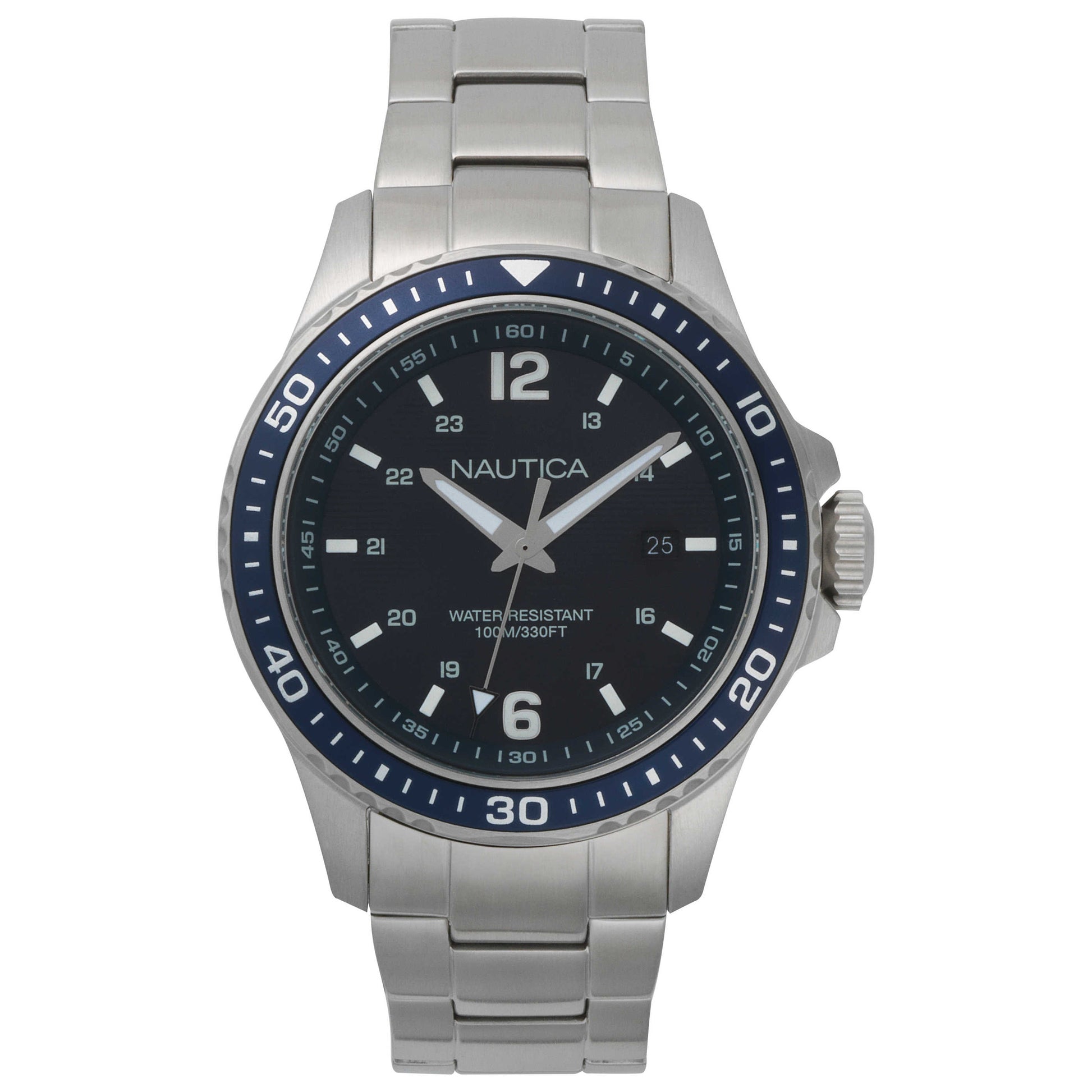 Front view of Nautica Freeboard Men's Quartz Watch NAPFRB013