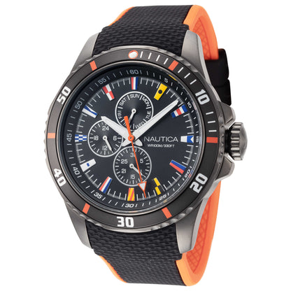 Front view of Nautica Freeboard Men's Quartz Watch NAPFRB017