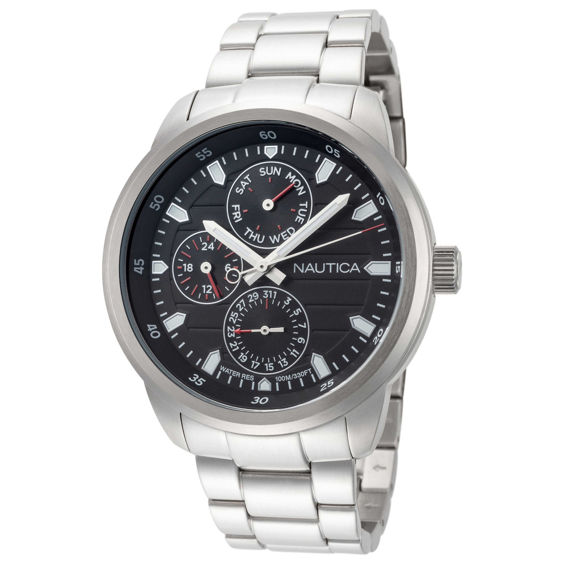 Front view of Nautica Forbell Men's Quartz Watch NAPFRL005