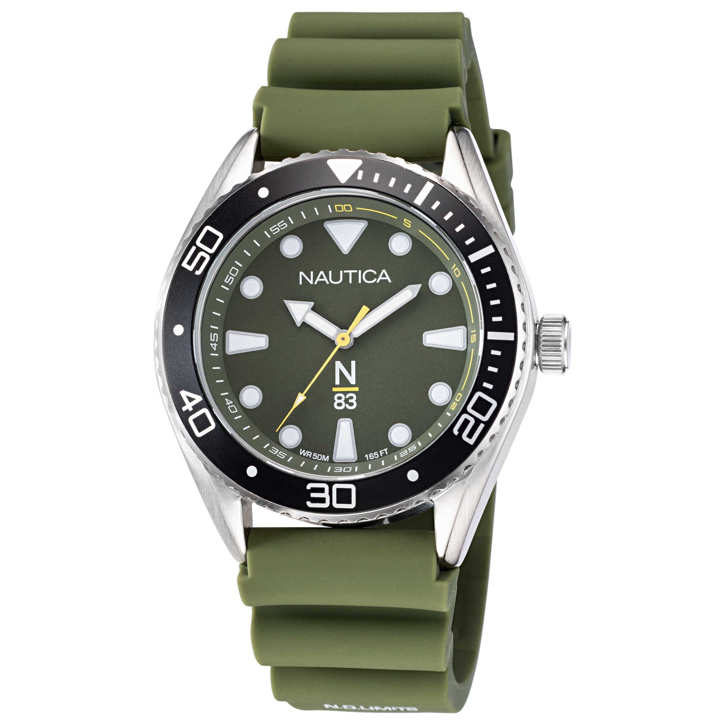 Front view of Nautica N83 Men's Quartz Watch NAPFWF114
