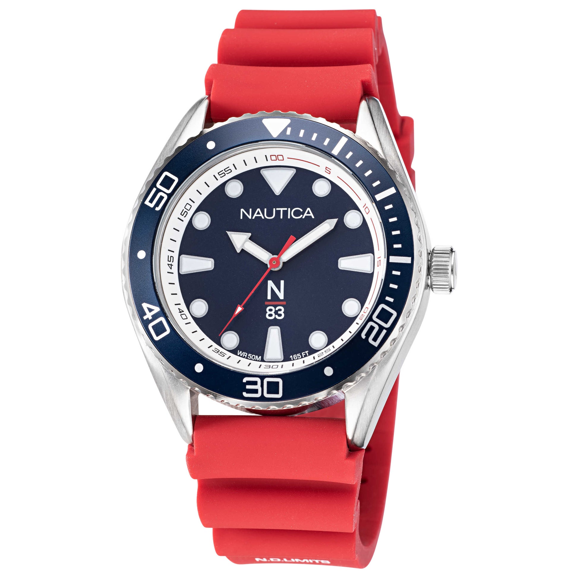 Front view of Nautica N83 Men's Quartz Watch NAPFWF116