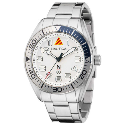 Front view of Nautica Finn World Men's Quartz Watch NAPFWF203