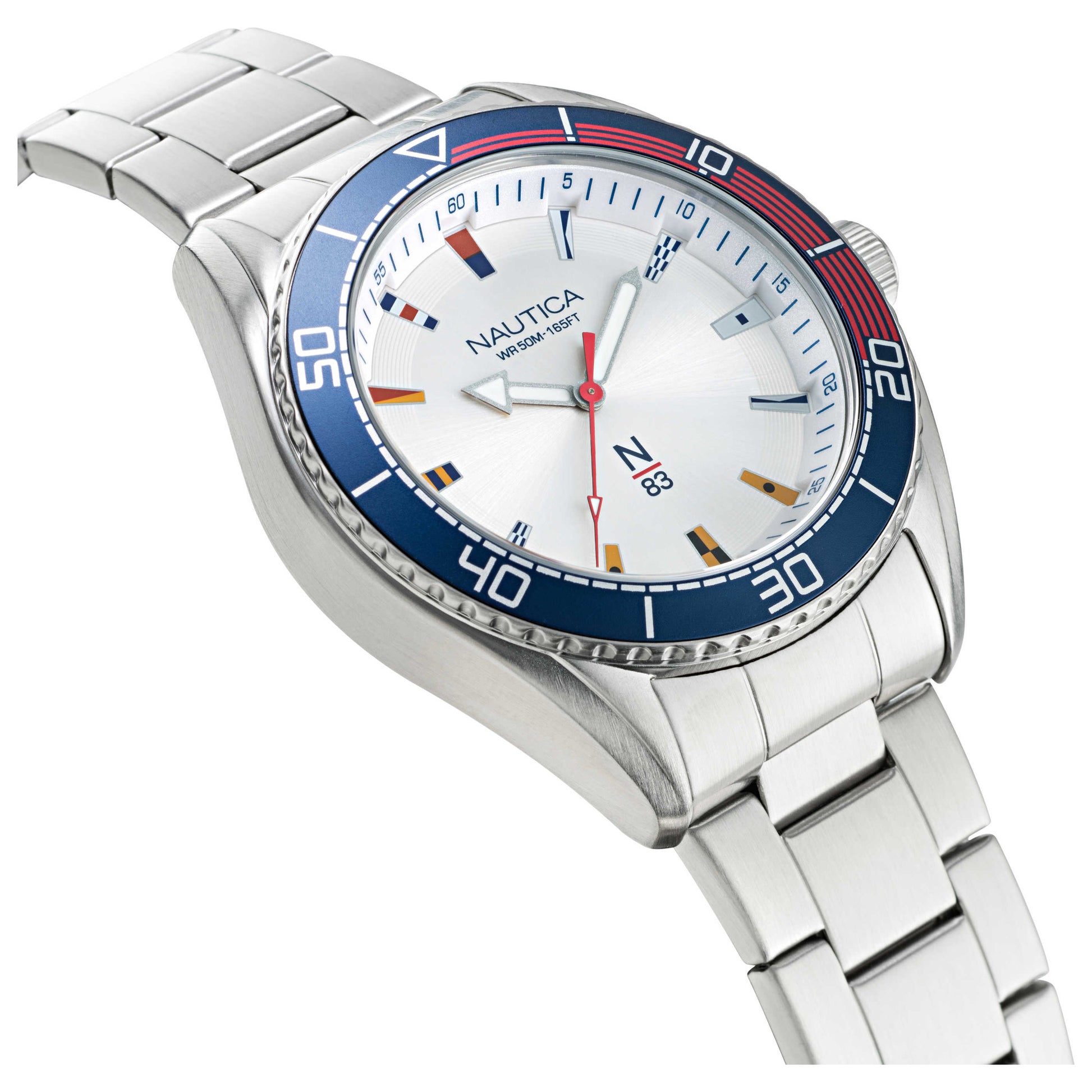 Left view of Nautica Finn World Men's Quartz Watch NAPFWS005