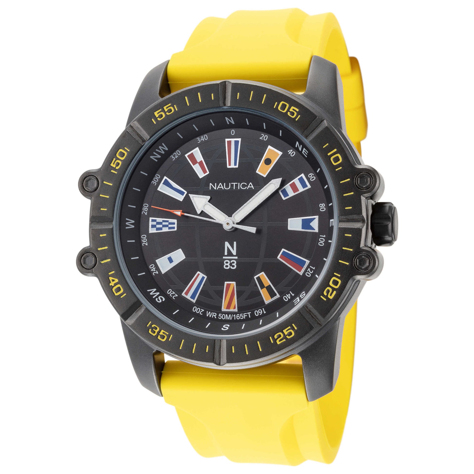 Front view of Nautica N83 Men's Quartz Watch NAPGCS004