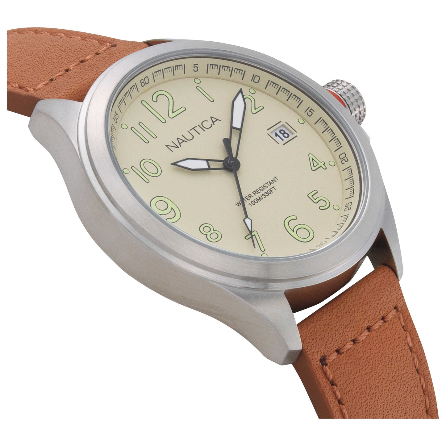 Left view of Nautica Glenrock Lagoon Men's Quartz Watch NAPGLP003