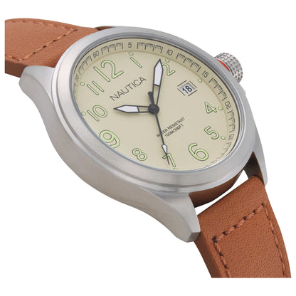 Left view of Nautica Glenrock Lagoon Men's Quartz Watch NAPGLP003