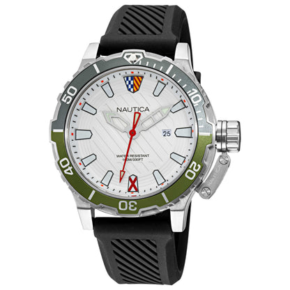 Front view of Nautica Glenrock Lagoon Men's Quartz Watch NAPGLS112