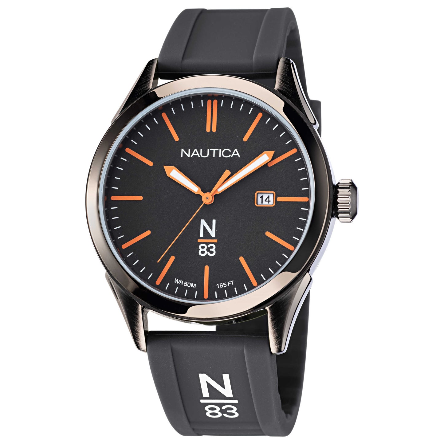 Front view of Nautica N83 Men's Quartz Watch NAPHBF119