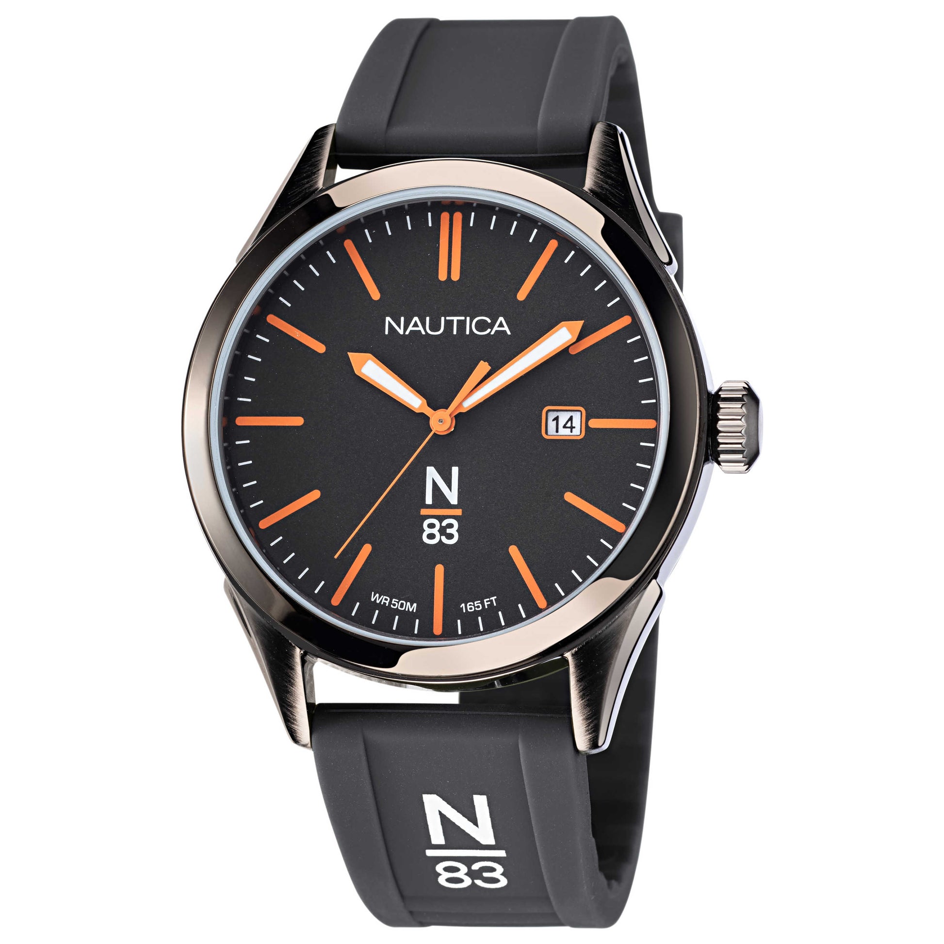 Front view of Nautica N83 Men's Quartz Watch NAPHBF119