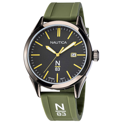 Front view of Nautica N83 Men's Quartz Watch NAPHBF120