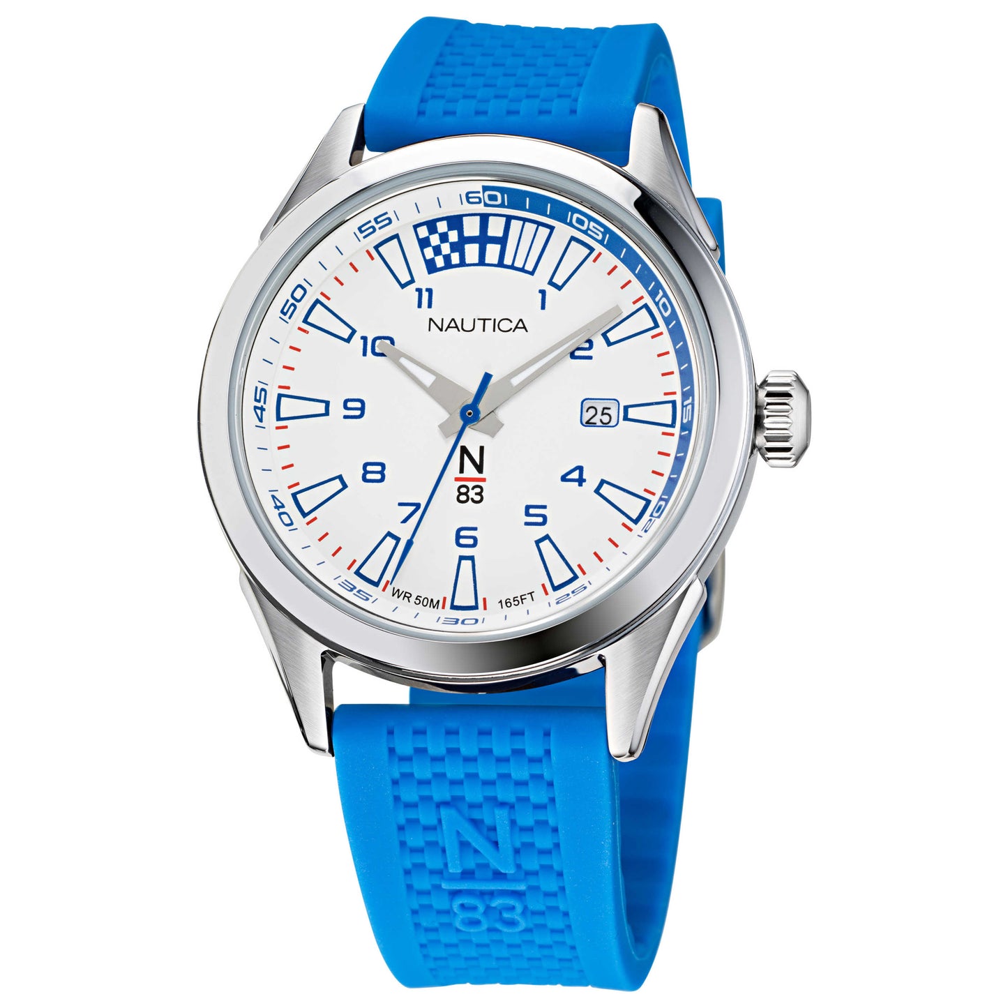 Front view of Nautica N83 Men's Quartz Watch NAPHBS120