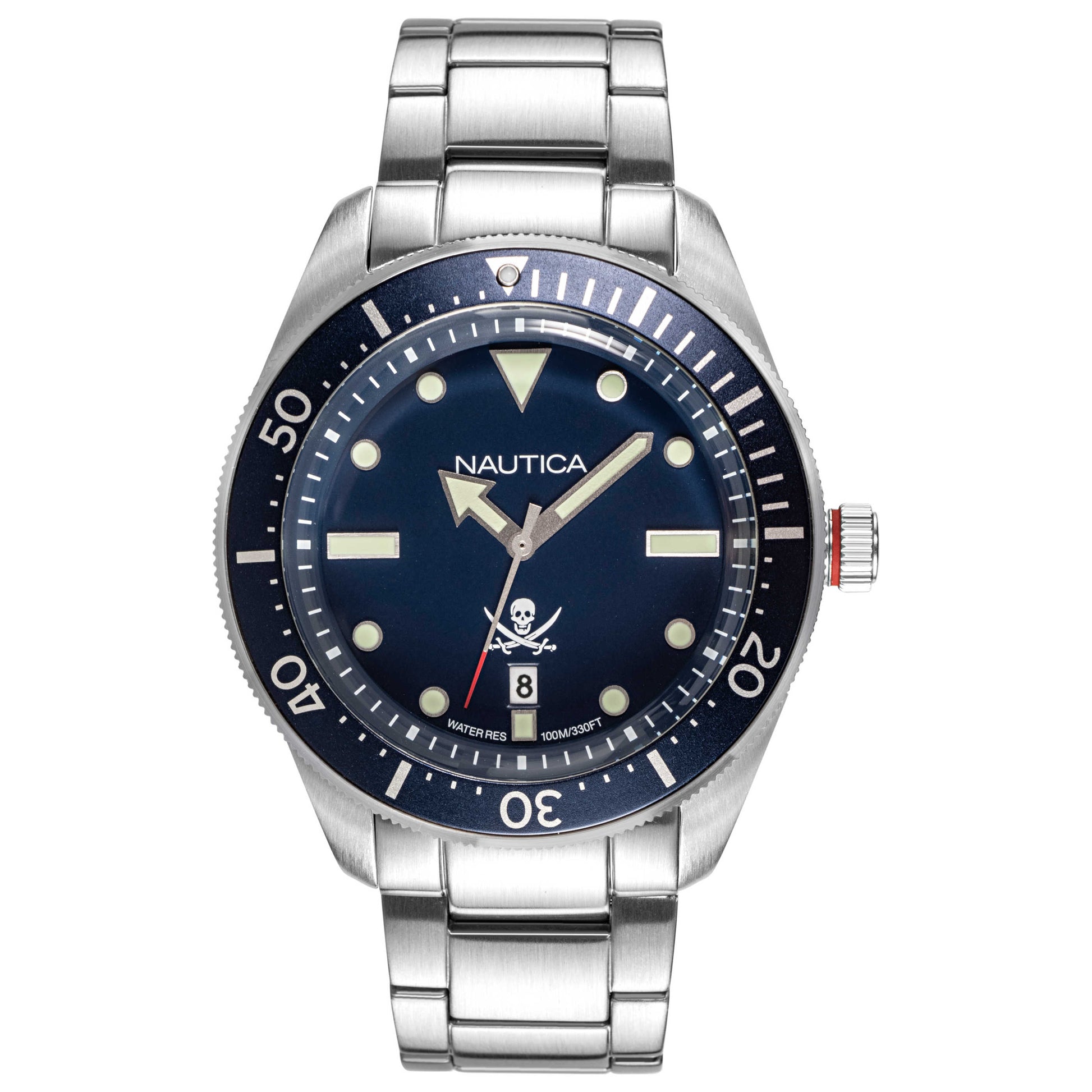 Front view of Nautica Hillcrest Men's Quartz Watch NAPHCP905