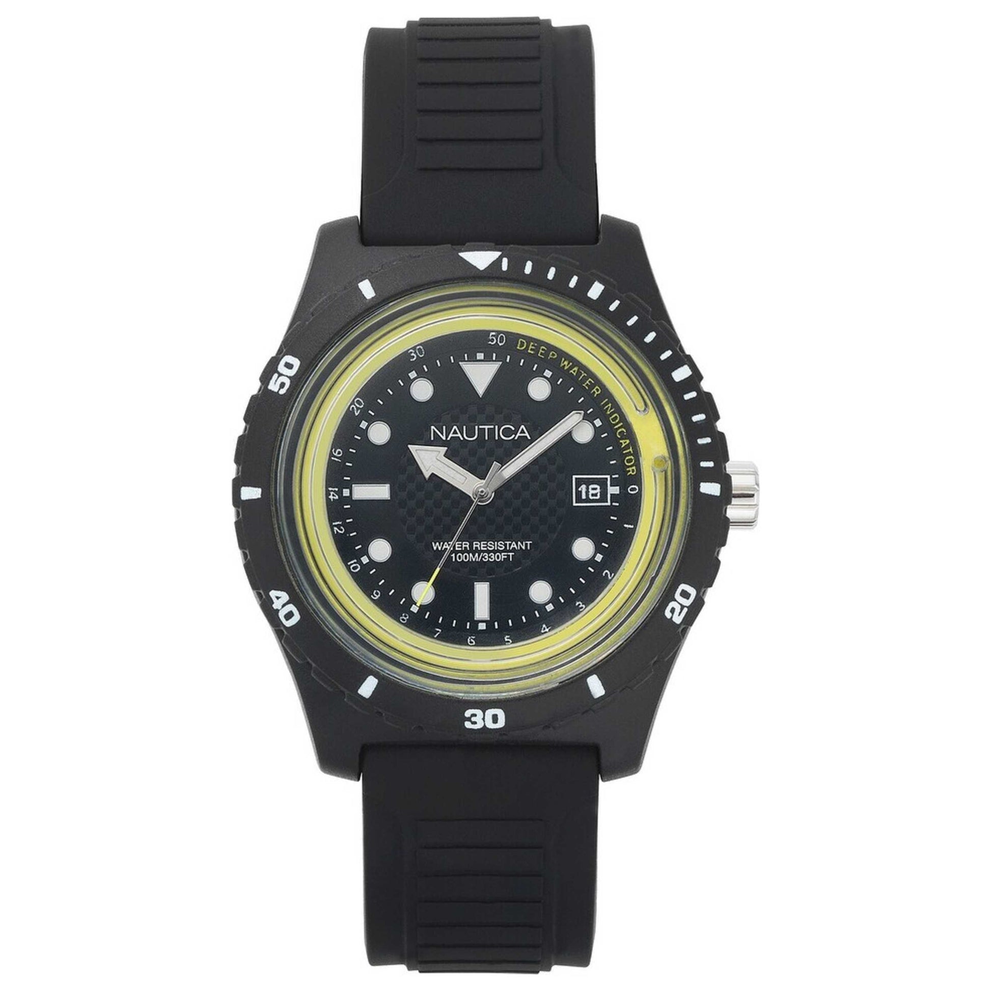 Front view of Nautica Ibiza Men's Quartz Watch NAPIBZ001