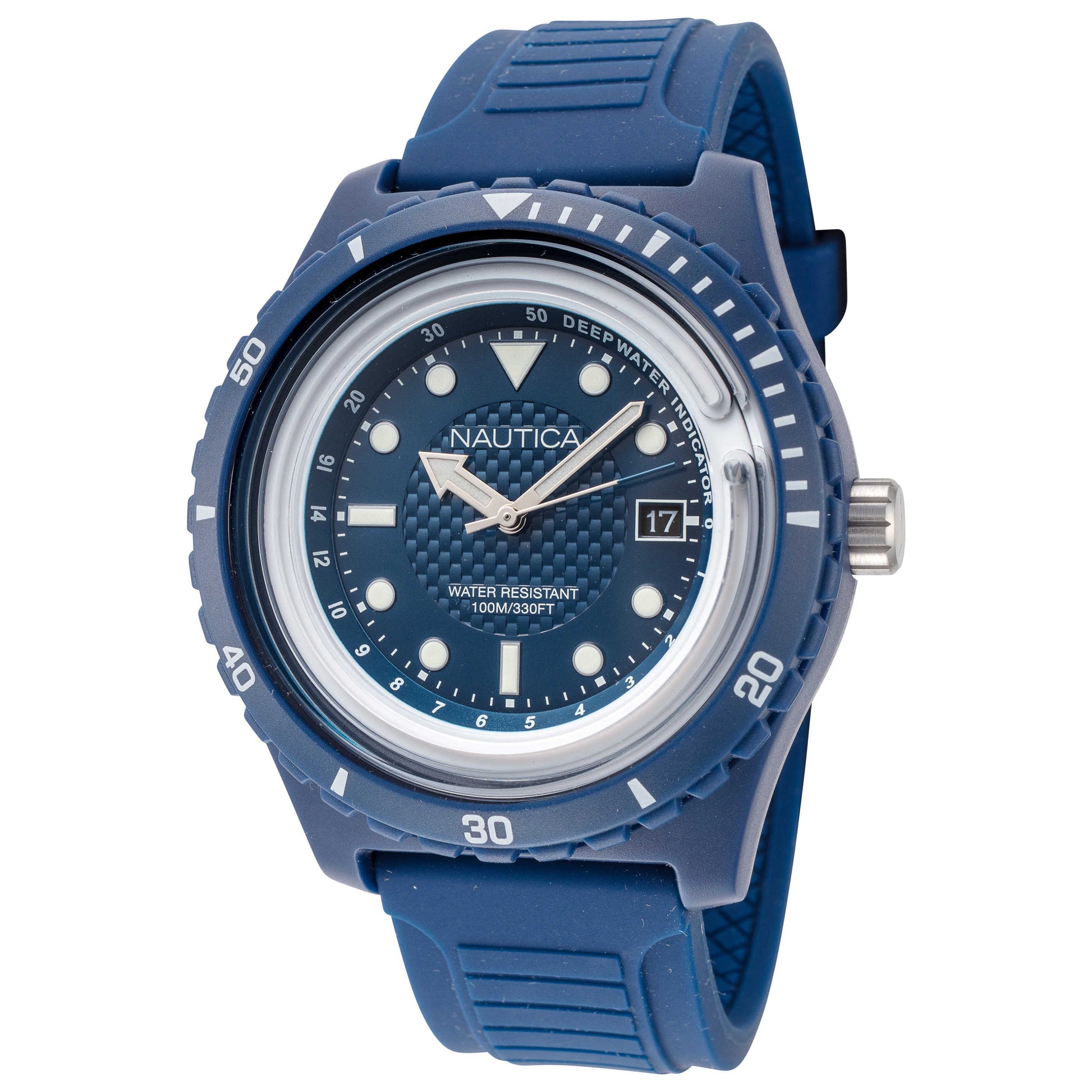 Front view of Nautica Ibiza Men's Quartz Watch NAPIBZ005