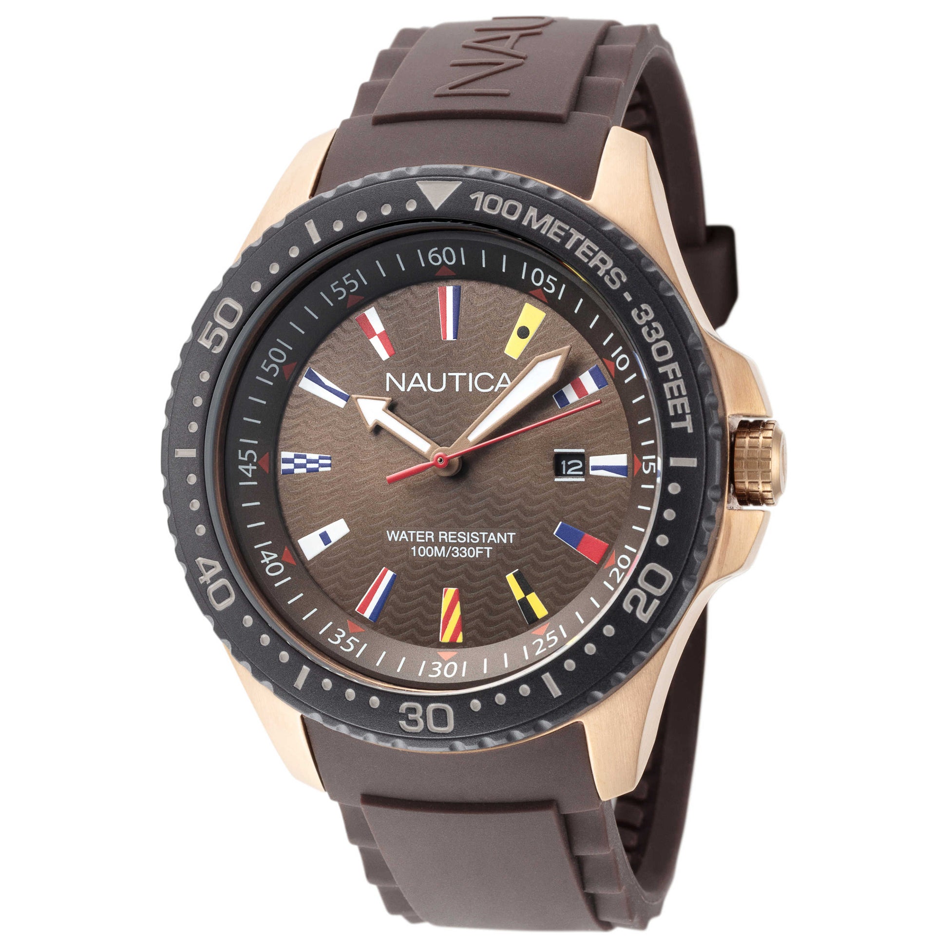 Front view of Nautica Jones Beach Men's Quartz Watch NAPJBC007