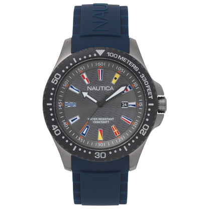 Front view of Nautica Jones Beach Men's Quartz Watch NAPJBC008