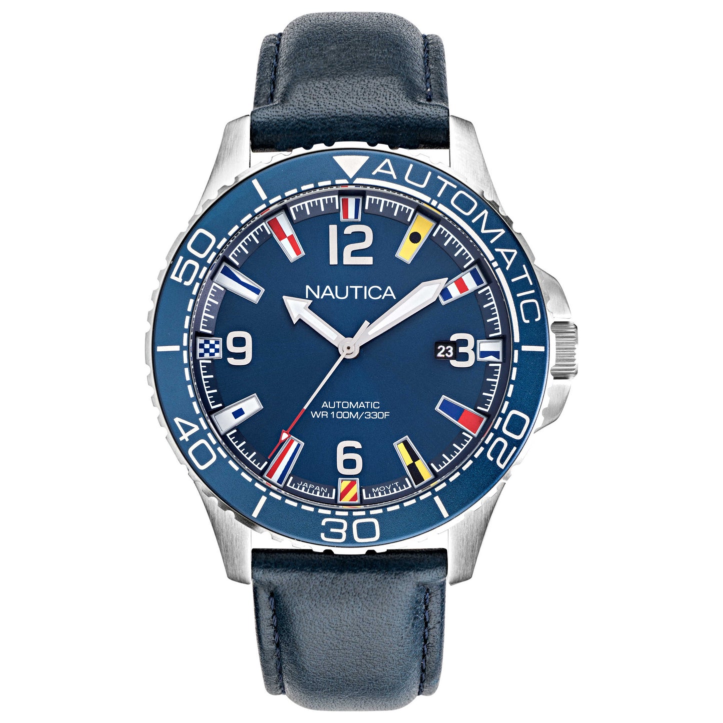Front view of Nautica Jones Beach Men's Quartz Watch NAPJBF912