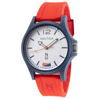 Front view of Nautica N83 Men's Quartz Watch NAPJSF005