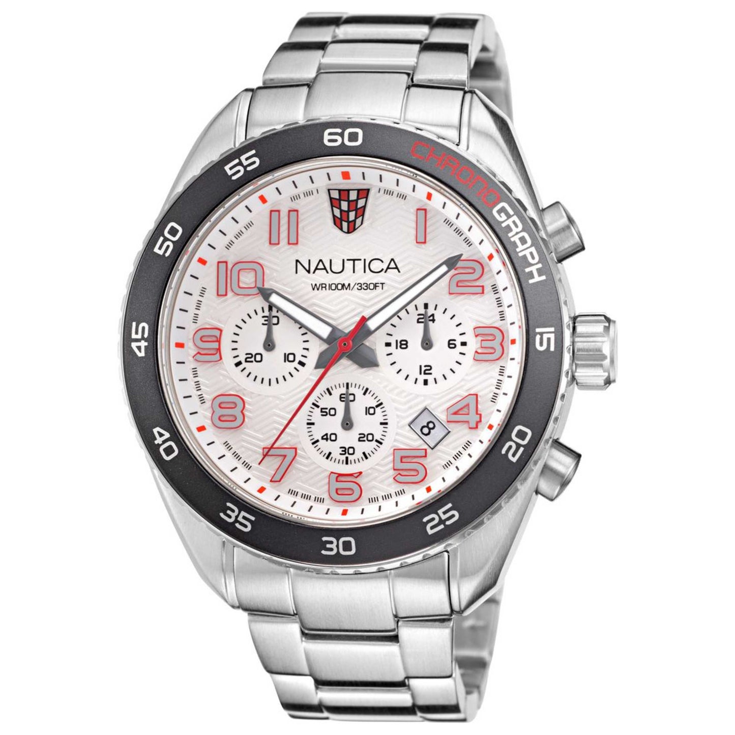 Front view of Nautica Key Biscane Men's Quartz Watch NAPKBS226