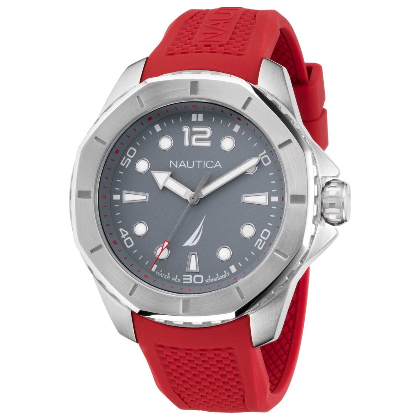 Front view of Nautica Koh May Bay Men's Quartz Watch NAPKMF202