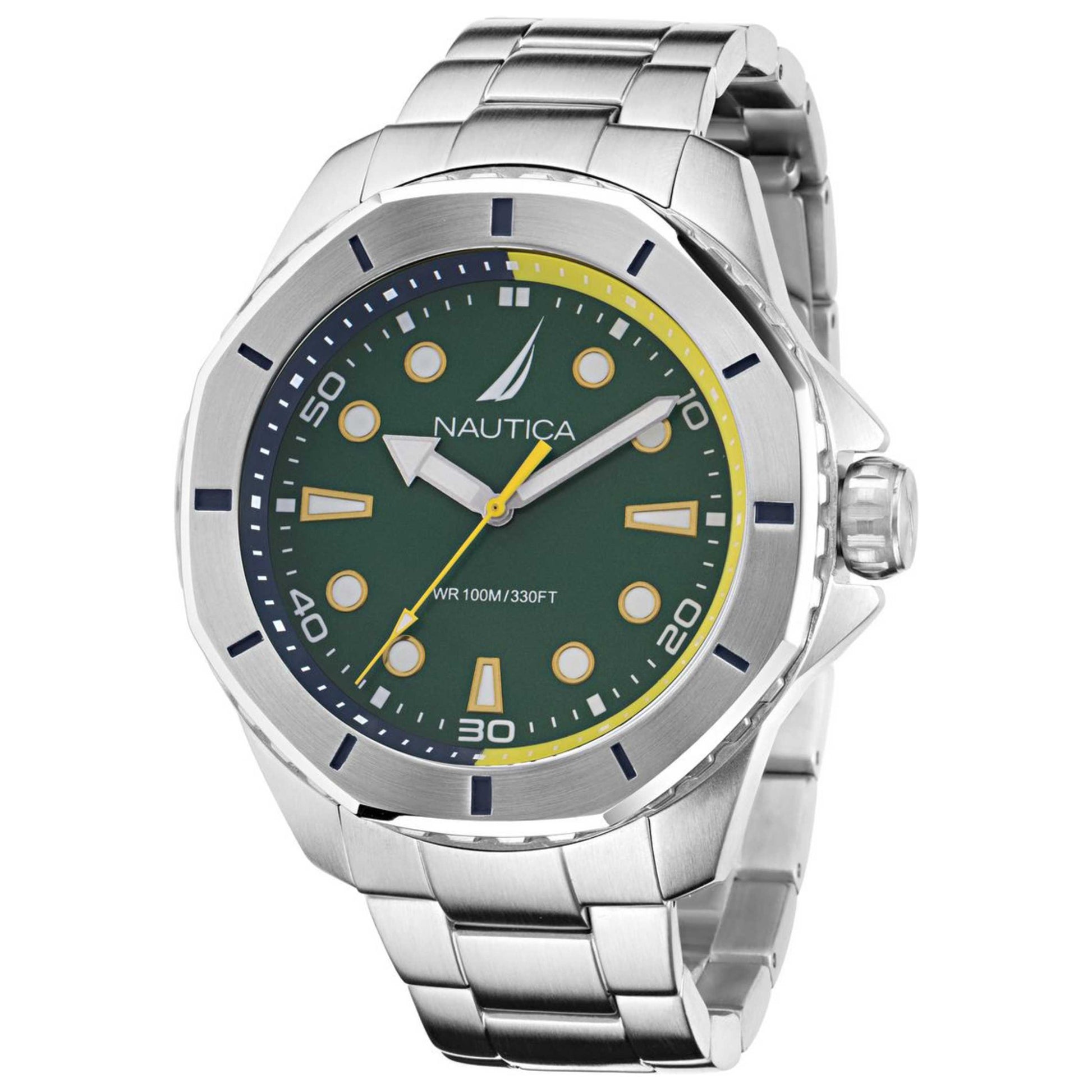 Front view of Nautica Koh May Bay Men's Quartz Watch NAPKMS307
