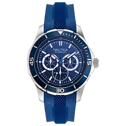 Front view of Nautica Classic Men's Quartz Watch NAPLECR08