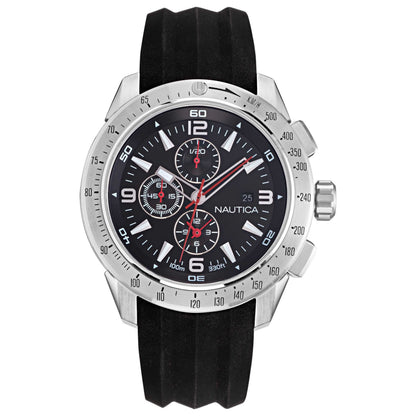 Front view of Nautica Fashion Men's Quartz Watch NAPLECR15