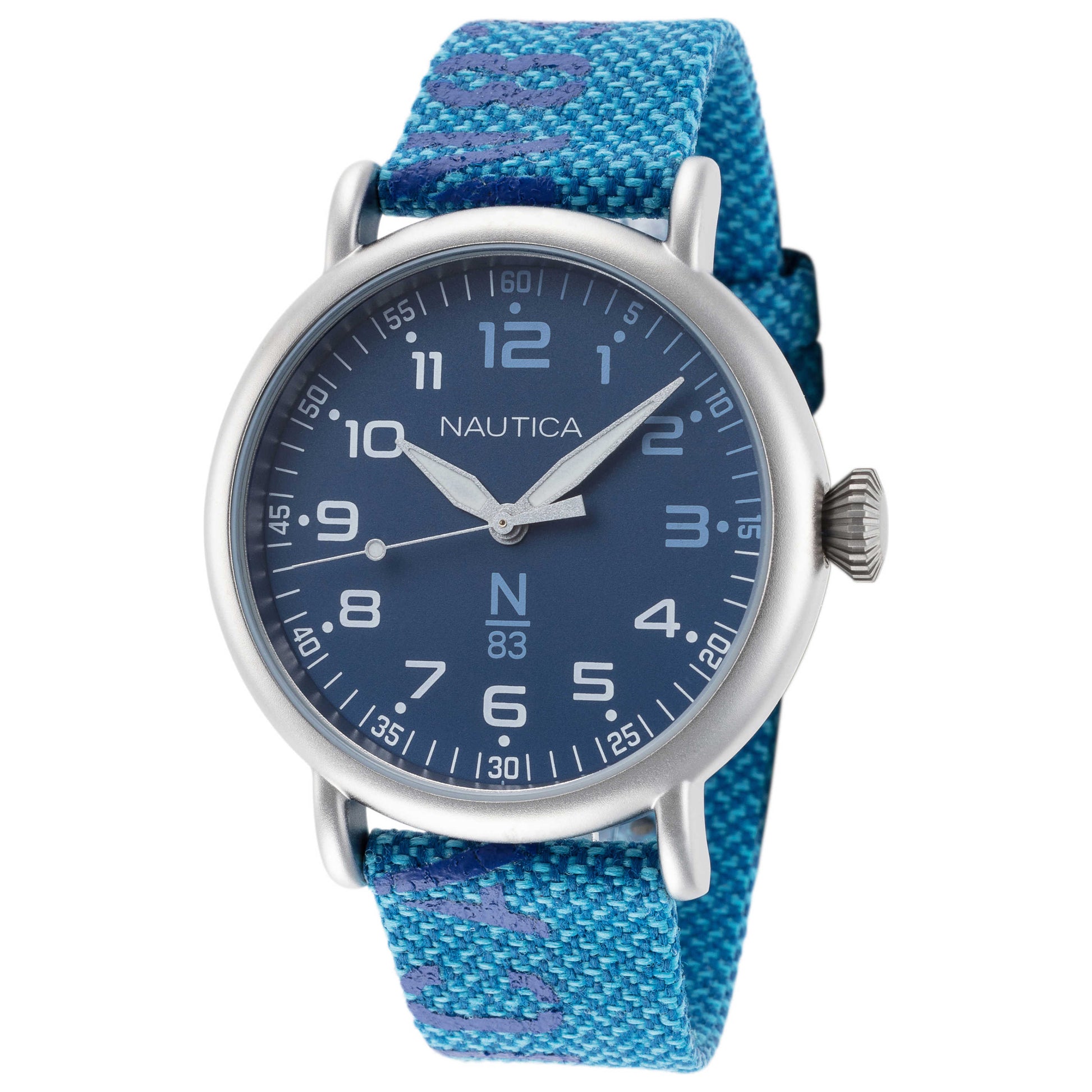 Front view of Nautica N83 Men's Quartz Watch NAPLSF016