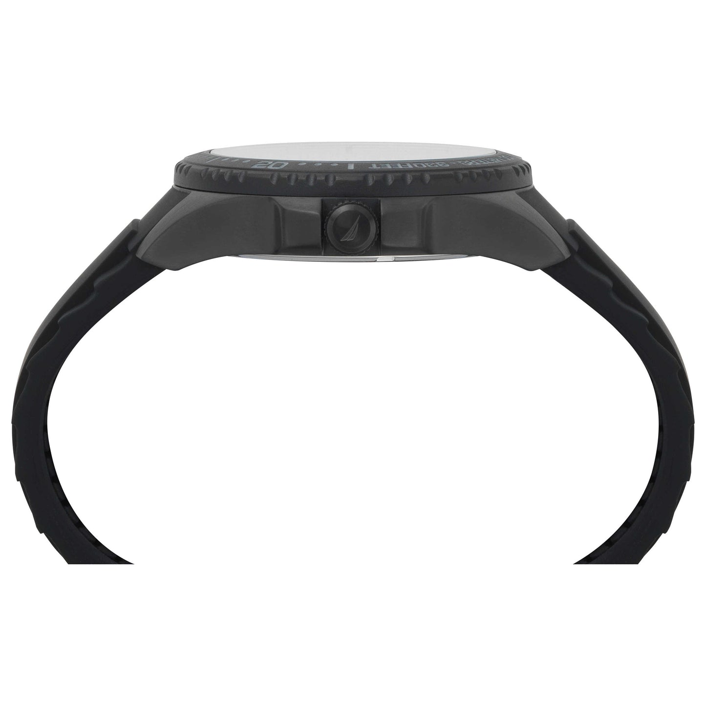 Right view of Nautica Maui Black Men's Quartz Watch NAPMAU006
