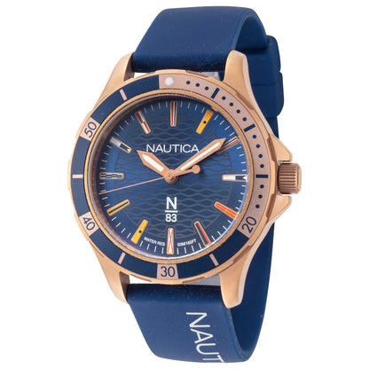 Front view of Nautica Marblehead Trophy Men's Quartz Watch NAPMHS001
