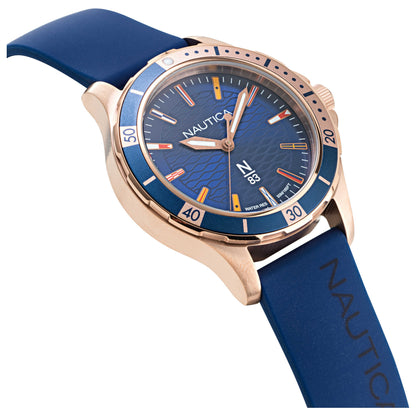 Left view of Nautica Marblehead Trophy Men's Quartz Watch NAPMHS001