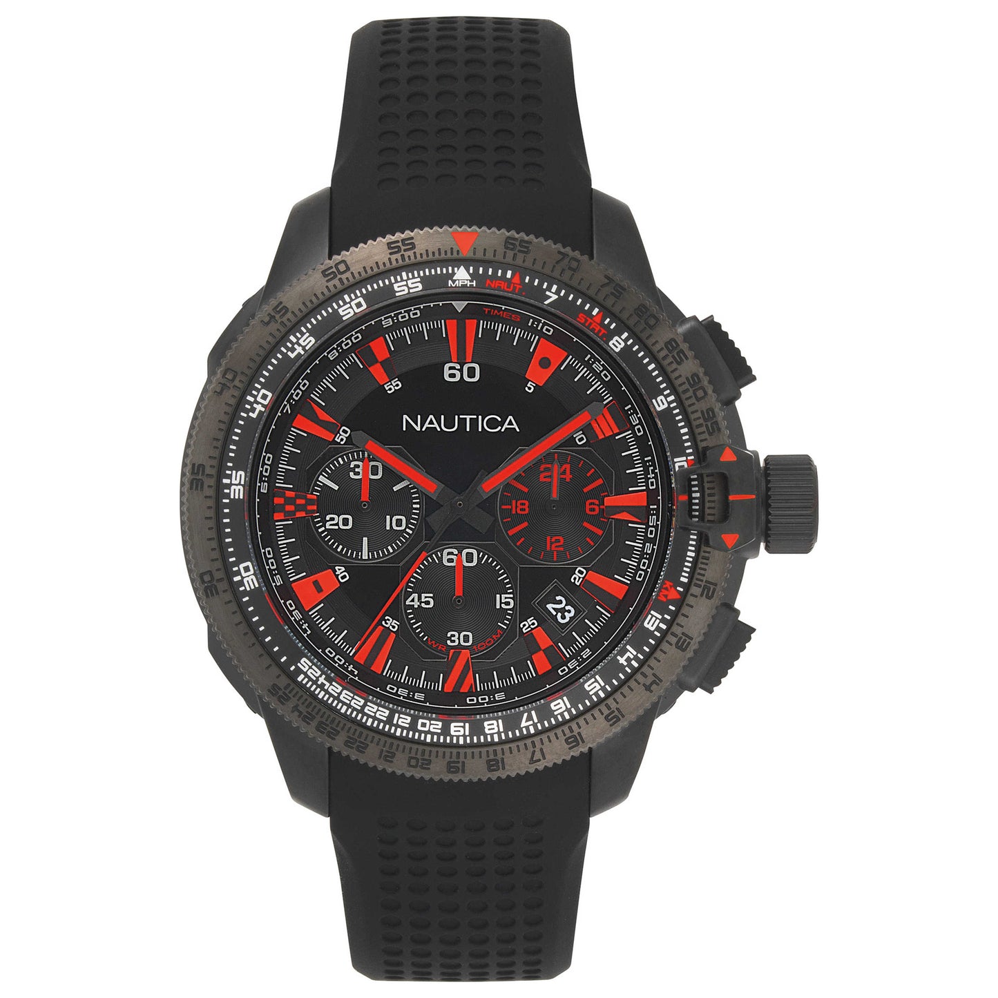 Front view of Nautica Mission Bay Men's Quartz Watch NAPMSB001