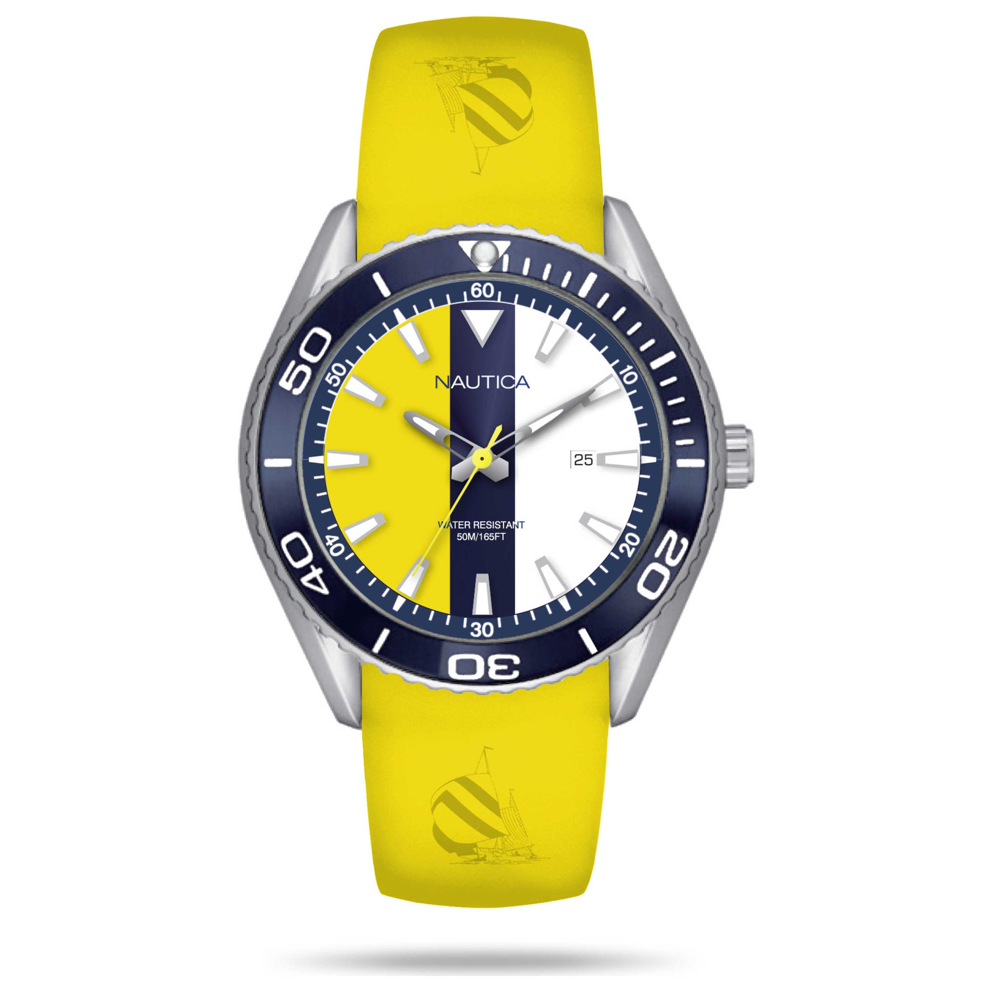 Front view of Nautica Cruise Men's Quartz Watch NAPNAI808