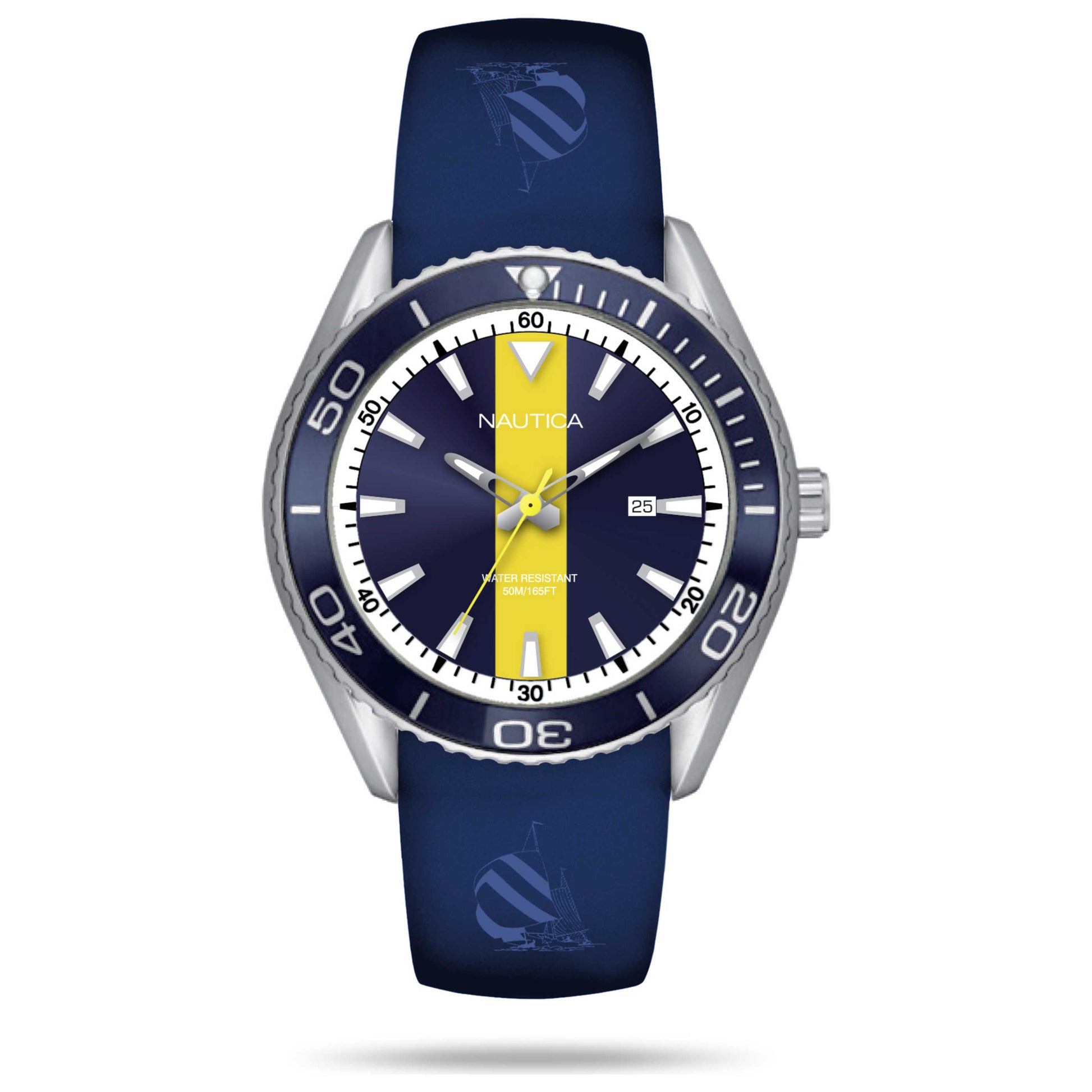 Front view of Nautica Cruise Men's Quartz Watch NAPNAI809