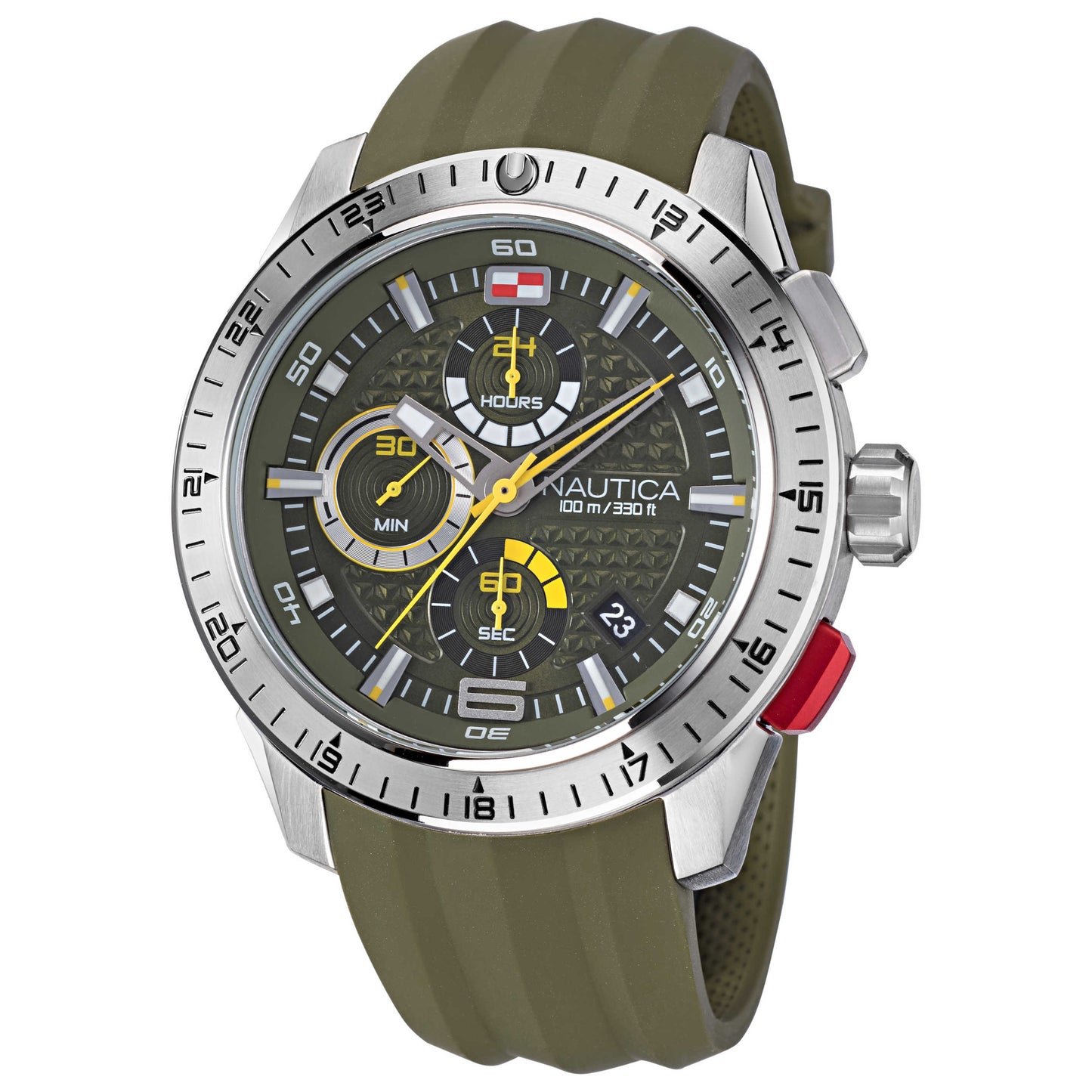 Front view of Nautica NST Men's Quartz Watch NAPNSF110