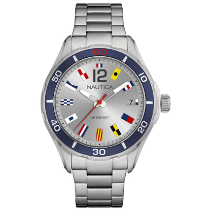 Front view of Nautica Cruise Men's Quartz Watch NAPNSI806