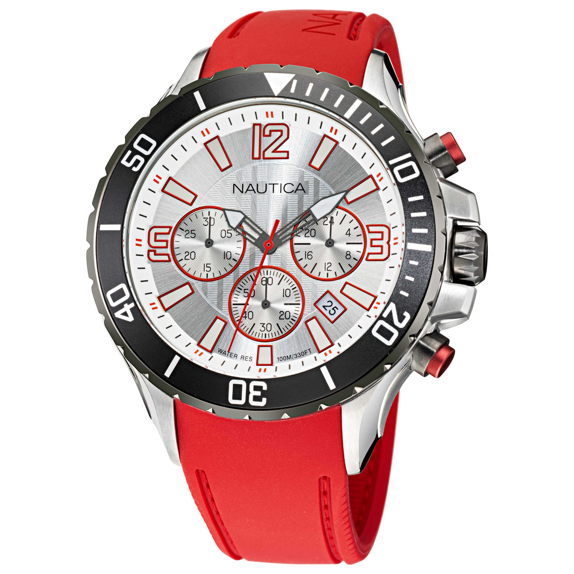 Front view of Nautica NST Men's Quartz Watch NAPNSS119