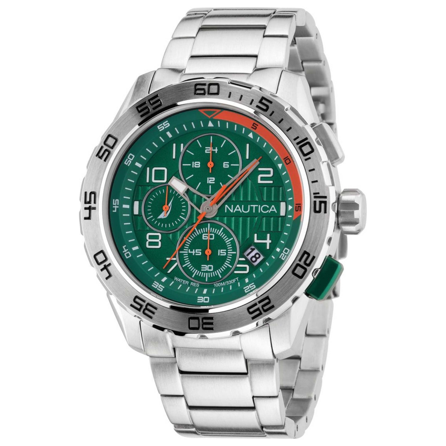 Front view of Nautica NST Men's Quartz Watch NAPNSS304
