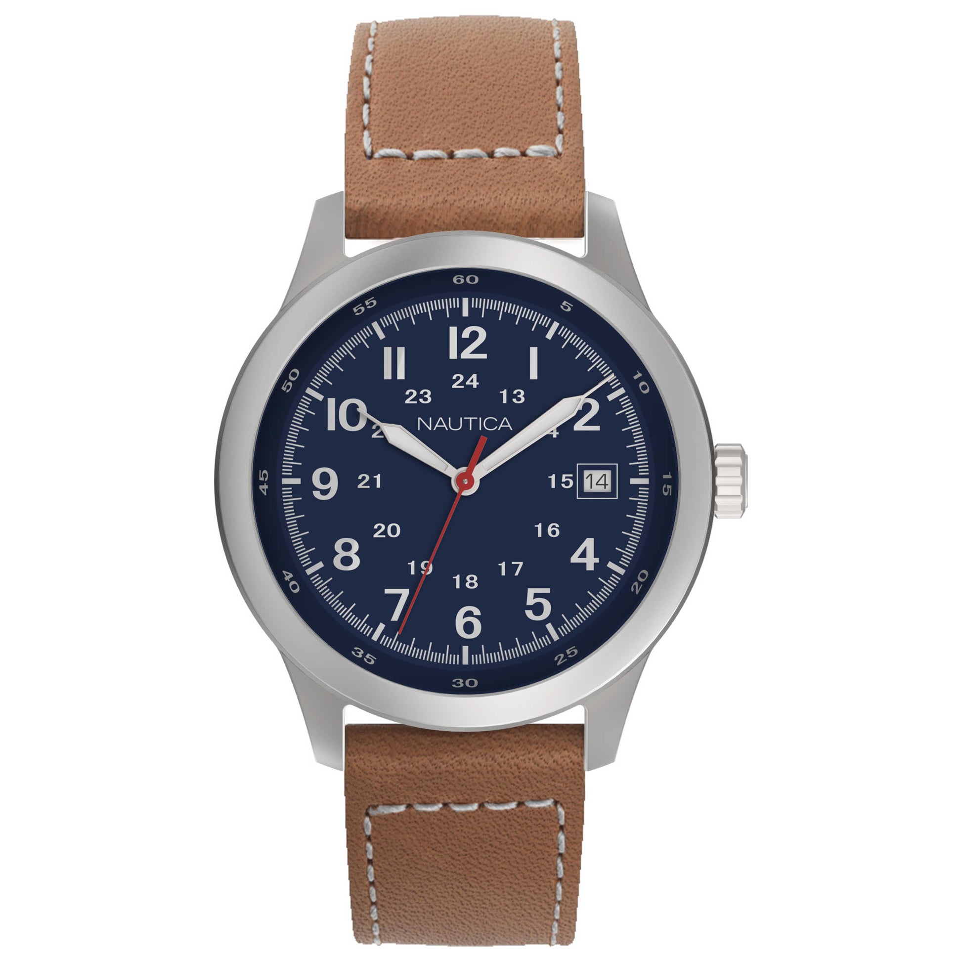 Front view of Nautica Cruise NCT Men's Quartz Watch NAPNTI802