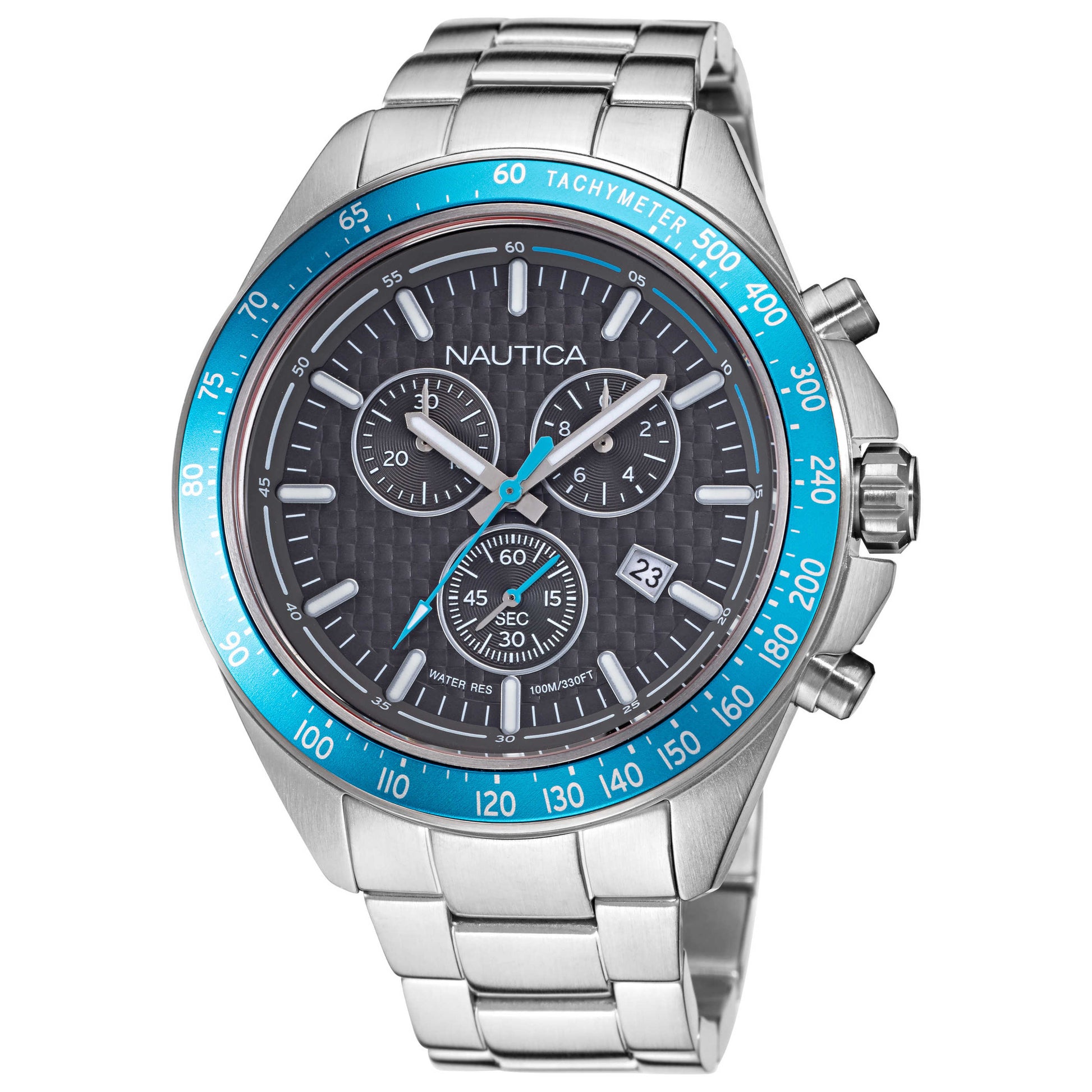 Front view of Nautica Ocean Beach Men's Quartz Watch NAPOBF119