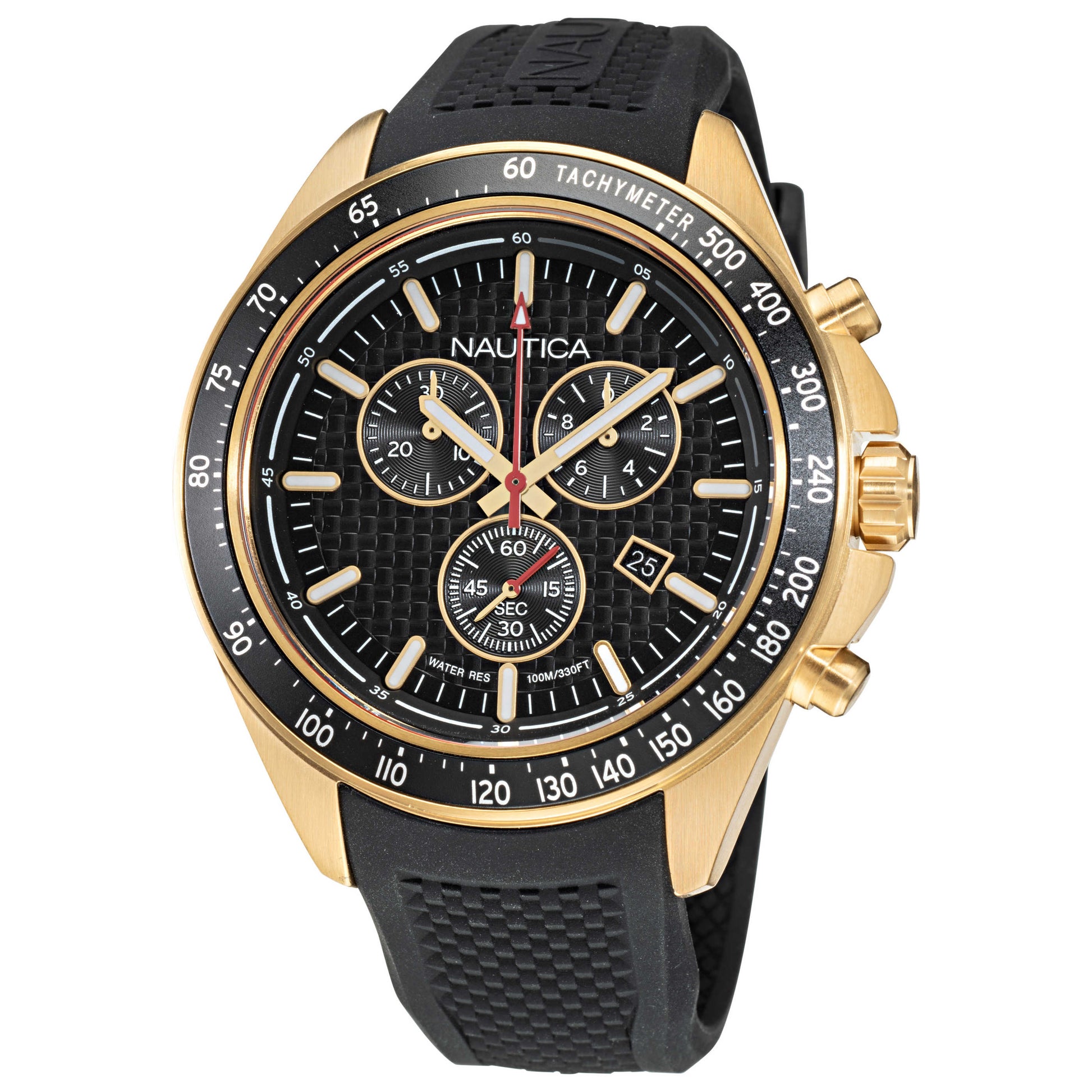 Front view of Nautica Ocean Beach Men's Quartz Watch NAPOBS110