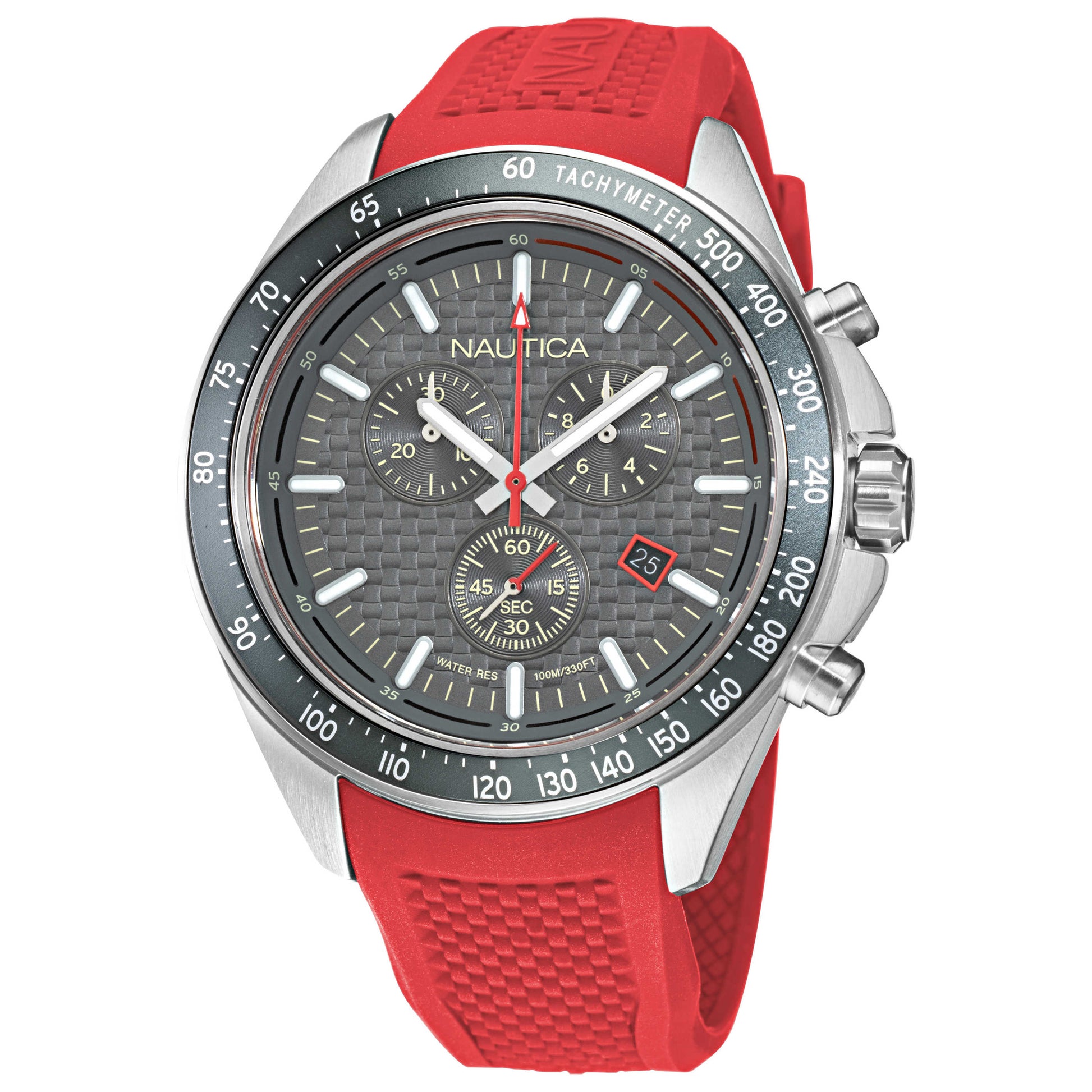 Front view of Nautica Ocean Beach Men's Quartz Watch NAPOBS111