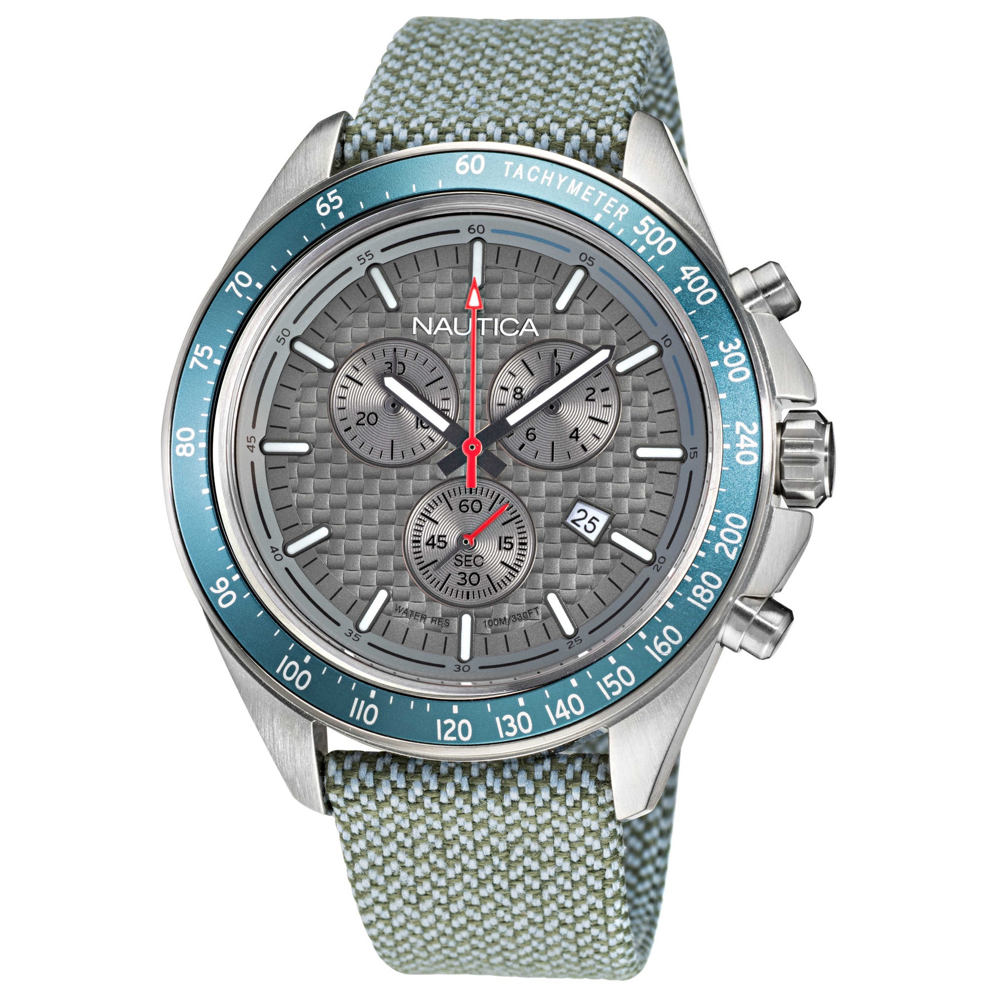 Front view of Nautica Ocean Beach Men's Quartz Watch NAPOBS112