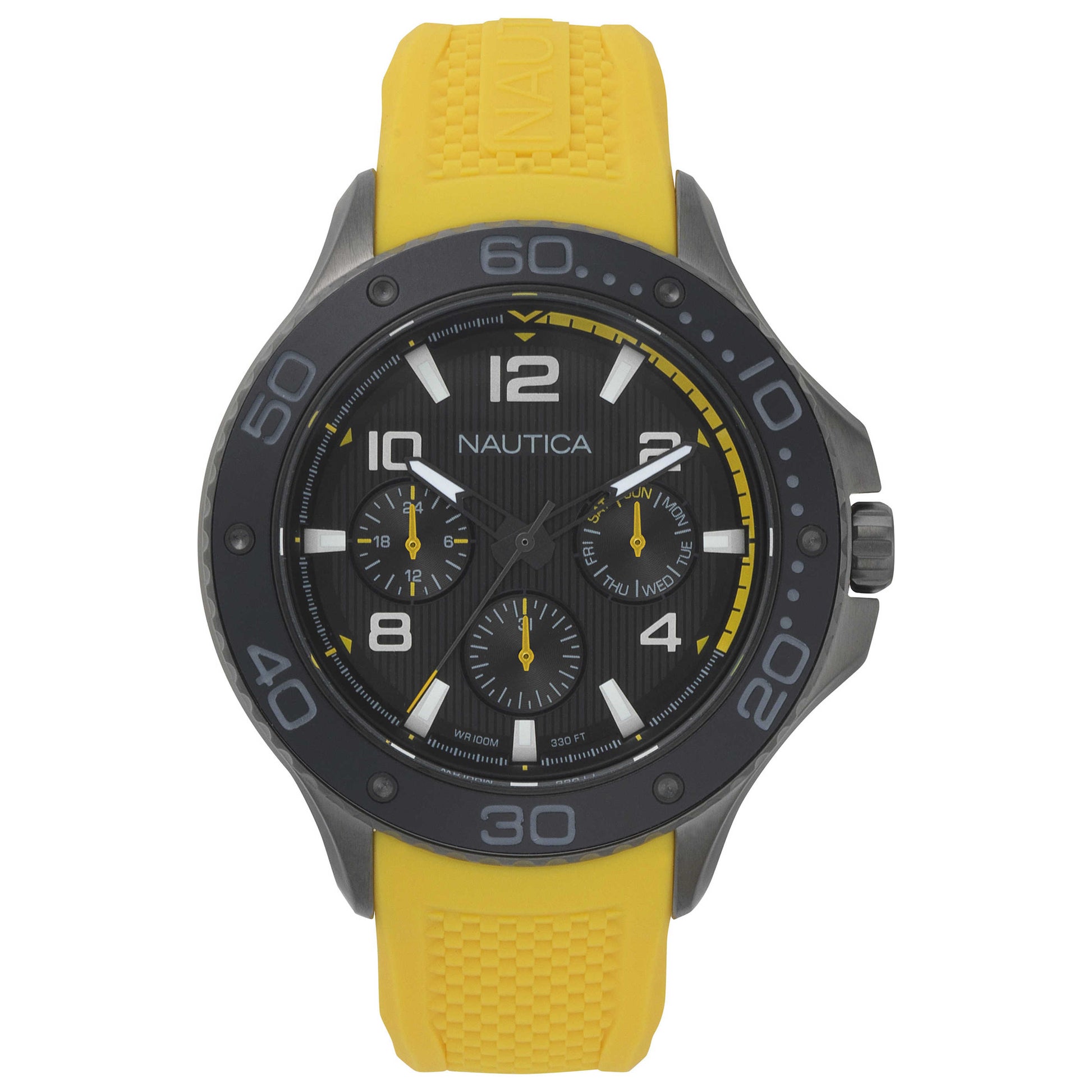 Front view of Nautica Pier 25 Men's Quartz Watch NAPP25003