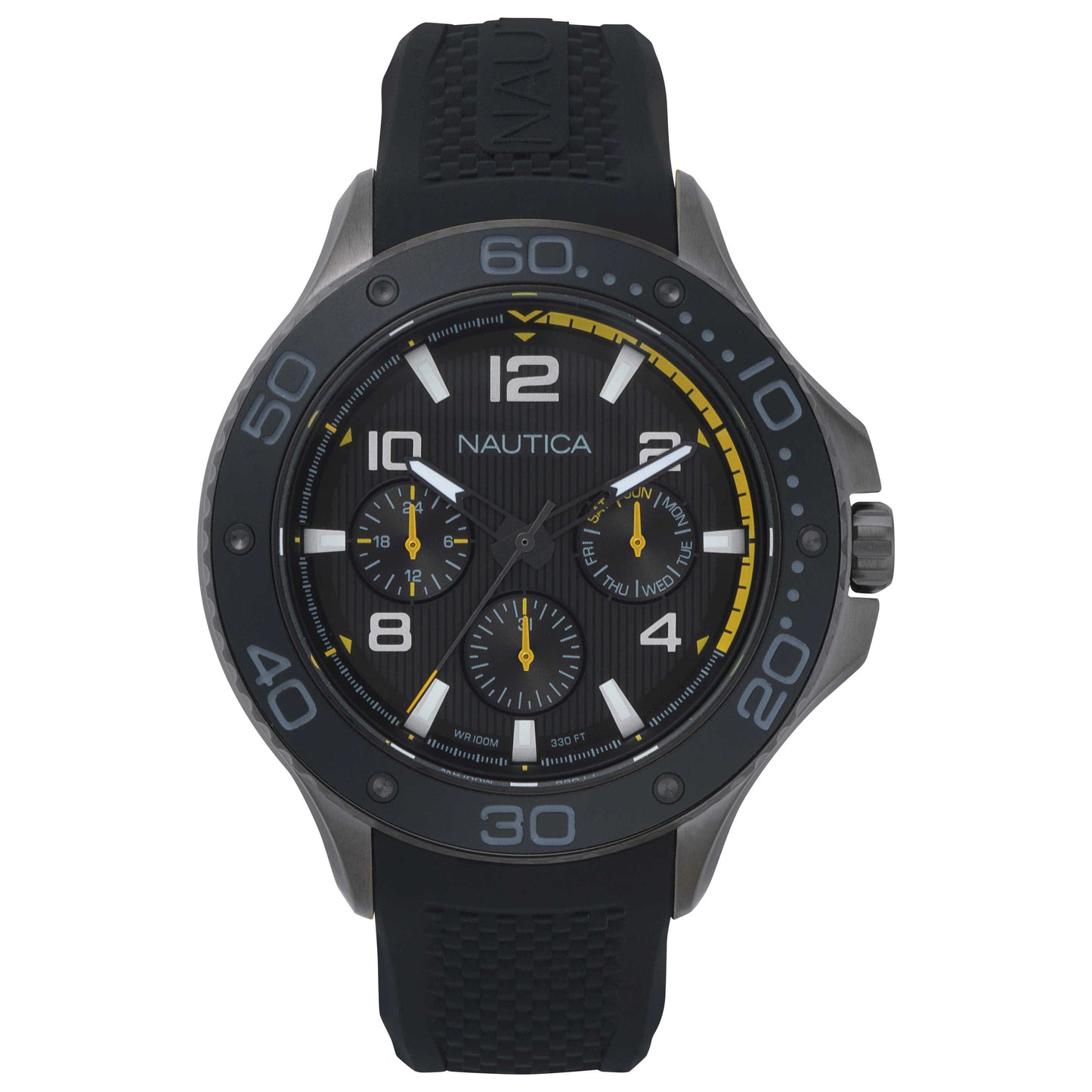 Front view of Nautica Pier 25 Men's Quartz Watch NAPP25004