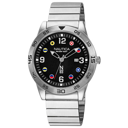 Front view of Nautica Puerto Ayora Men's Quartz Watch NAPPAS102