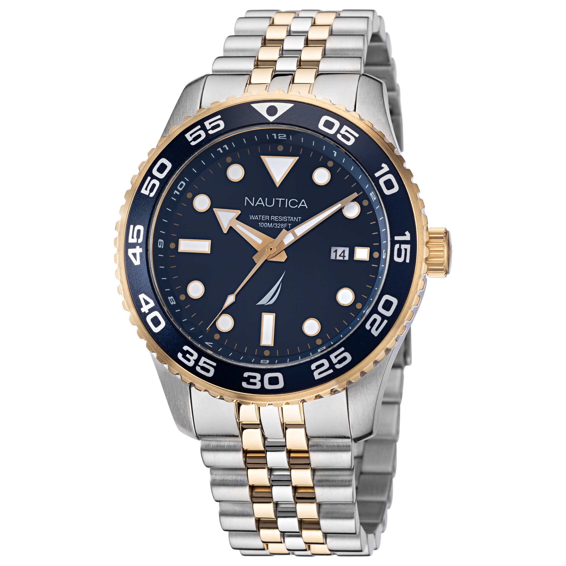 Front view of Nautica Pacific Beach Men's Quartz Watch NAPPBF140