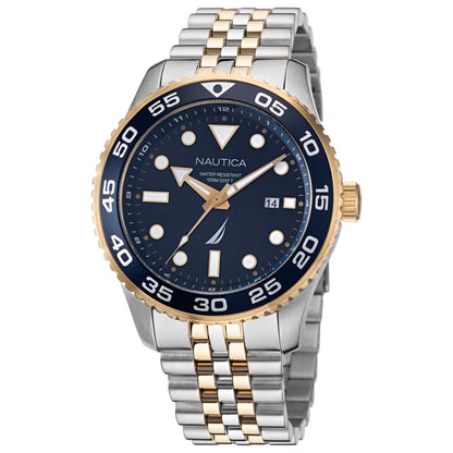 Front view of Nautica Pacific Beach Men's Quartz Watch NAPPBF140