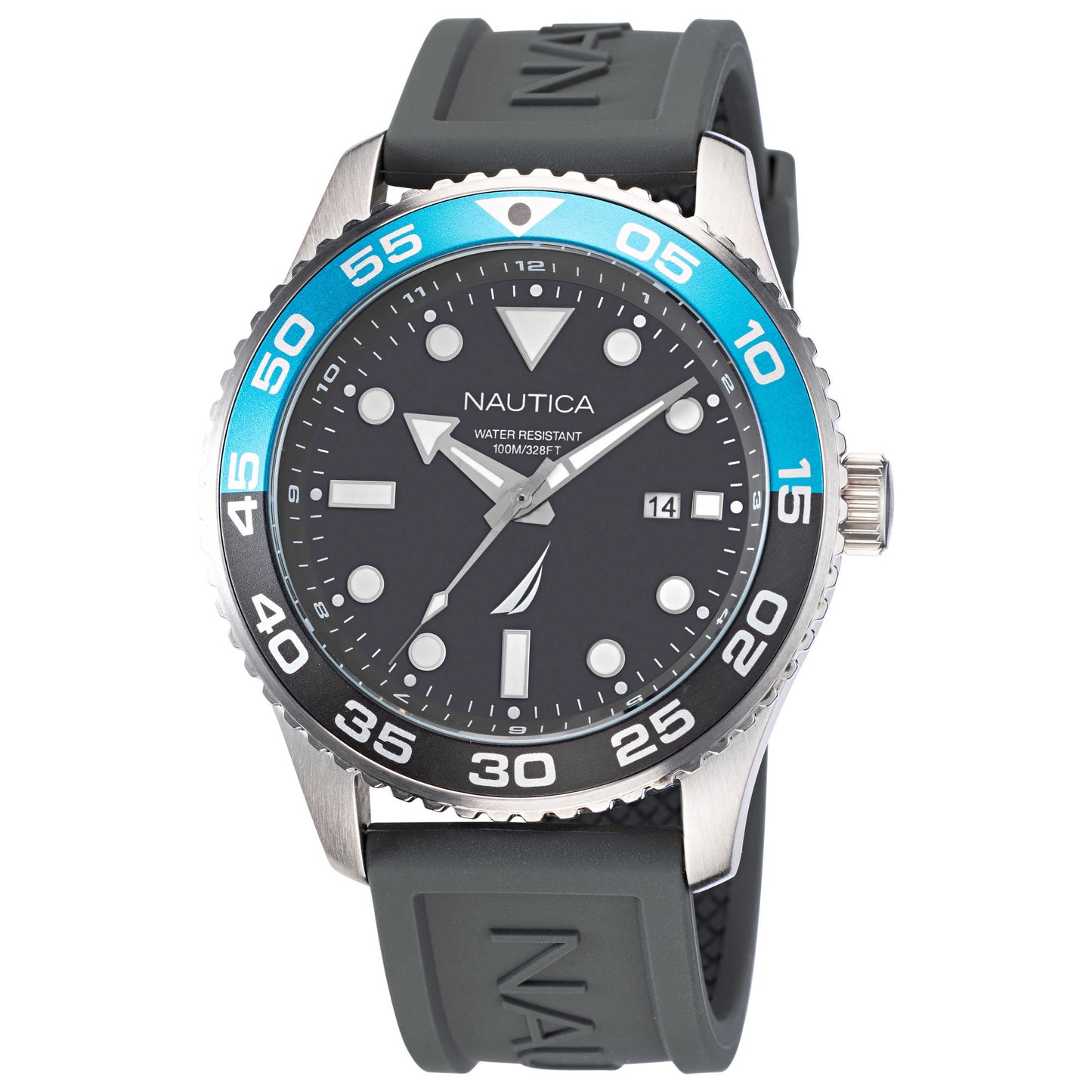 Front view of Nautica Pacific Beach Men's Quartz Watch NAPPBF142