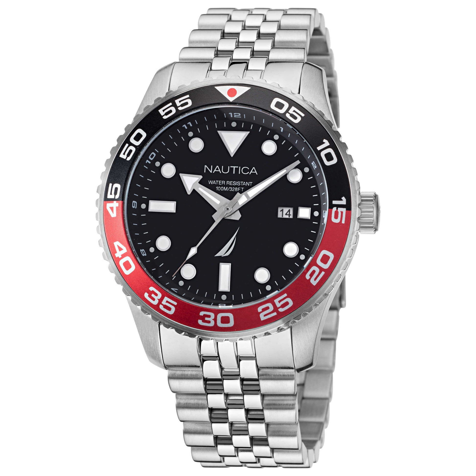 Front view of Nautica Pacific Beach Men's Quartz Watch NAPPBF145